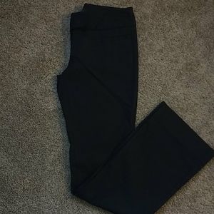 Black Striped Exact Stretch Pants